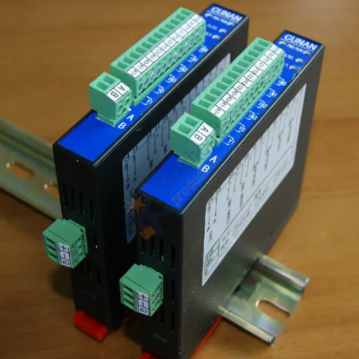 4 канальный 24 битный входной термопара Pt100 модуль сбора температуры RS485 Modbus 2