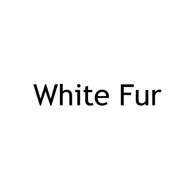 Роскошные Брендовые женские ботинки до середины икры с молнией спереди; короткие зимние ботинки на меху на низком квадратном каблуке для женщин; женская кожаная обувь в западном стиле - Цвет: White Fur