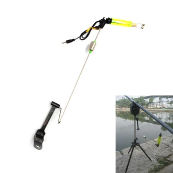 

24.5cm/9.6" Fishing Carp Fishing Bite Alarm Hanger Swinger LED Illuminated Indicator Durable Fish Tools Accessories fishing tool