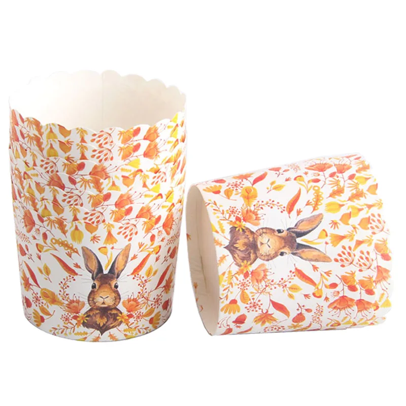 50 шт. большой размер милые кролики мир цветы Маффин бумаги кекс чашки обертка вкладыши для свадьбы День рождения DIY выпечки