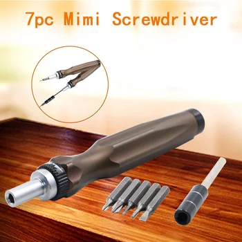 

Internal Six Angle Screwdriver High Speed Steel 7Pcs/ Set Cross One Word Six Corner Batch Head Connecting Rod