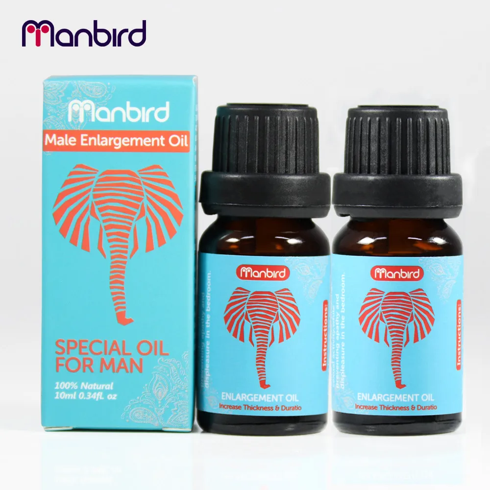 Manbird мужской травяной пенис увеличение т массажное масло лубрикант большой член