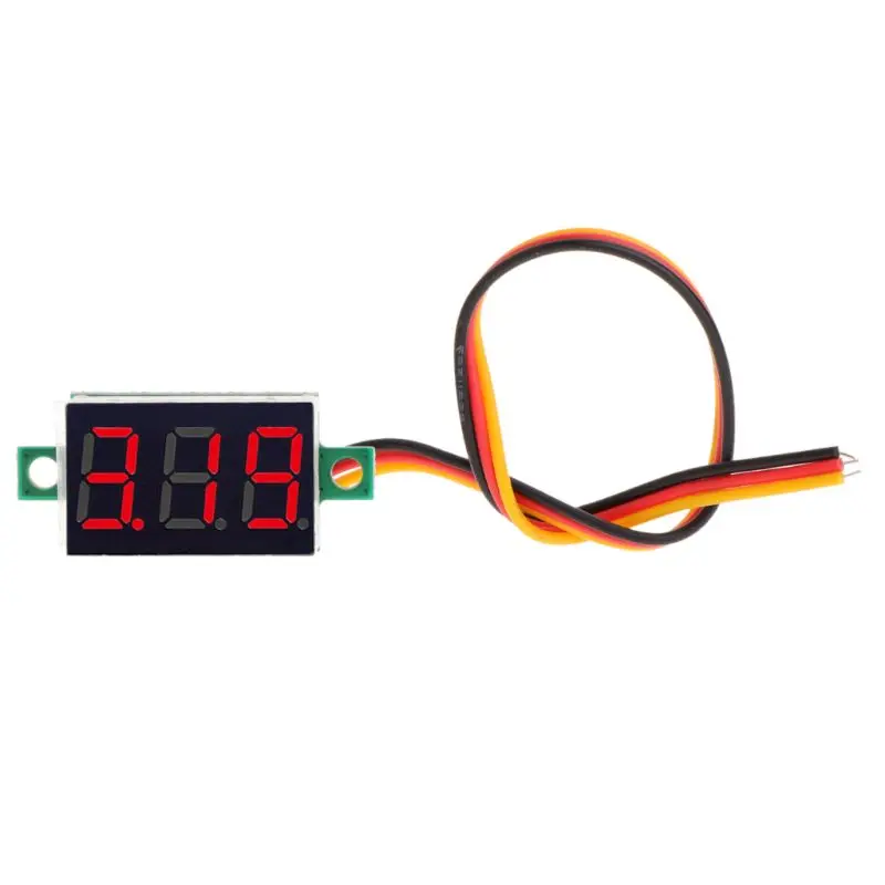 0 36 &quotDC 100V 3 Бит провода цифровой вольтметр светодиодный дисплей Панель