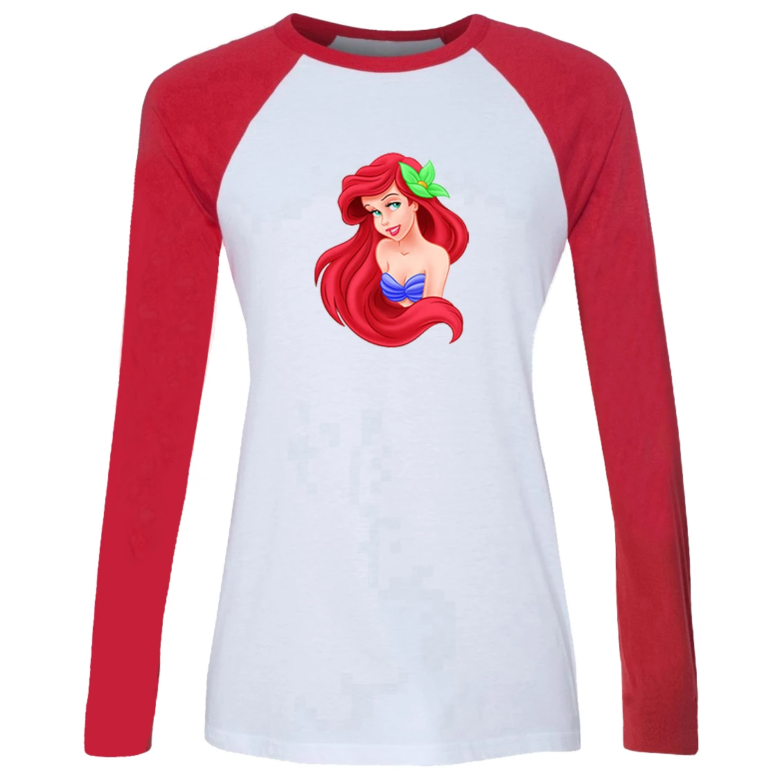 iDzn New Hot Women's T shirt The Little Mermaid Princess Ariel and