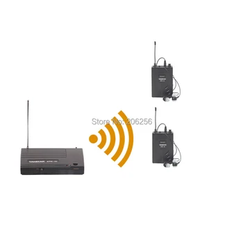 

New version Upgraded Takstar wpm-100/ wpm 100 UHF Stage Wireless Monitor System In-Ear earphone 1 Transmitter +2 Receivers