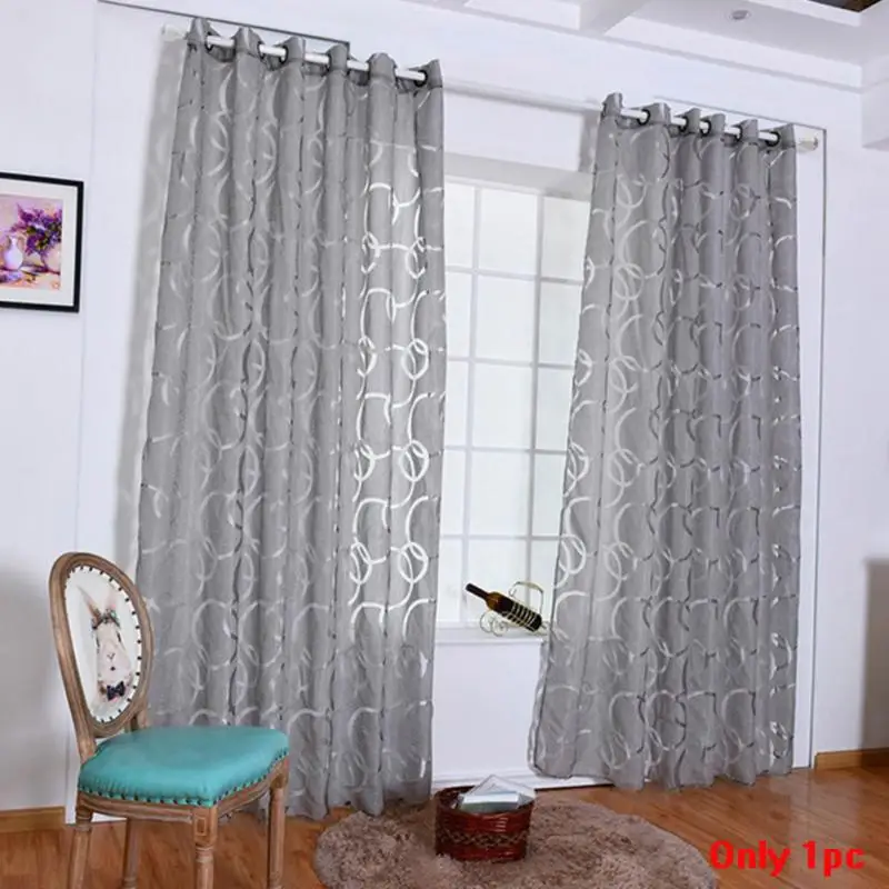 

Window Screening Beauty Circle Bubble Scissors Window Screen Living Room Bedroom Translucent Vine Bubbles Curtain 6 Colors #735