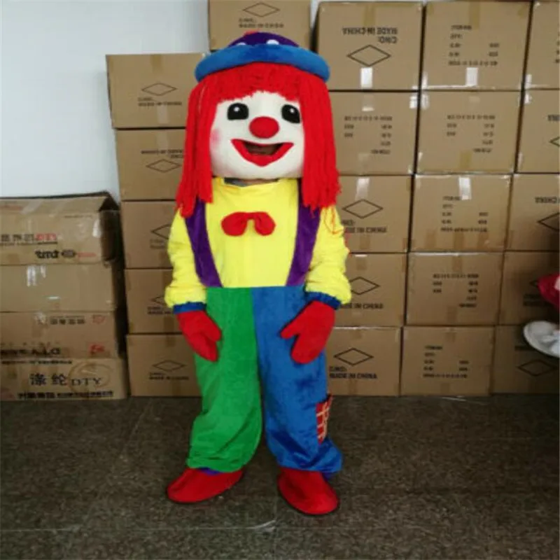 

New Clown Comic Mascot Costume Suits Cosplay Party Game Dress Outfits Clothing Advertising Carnival Halloween Christmas Adults