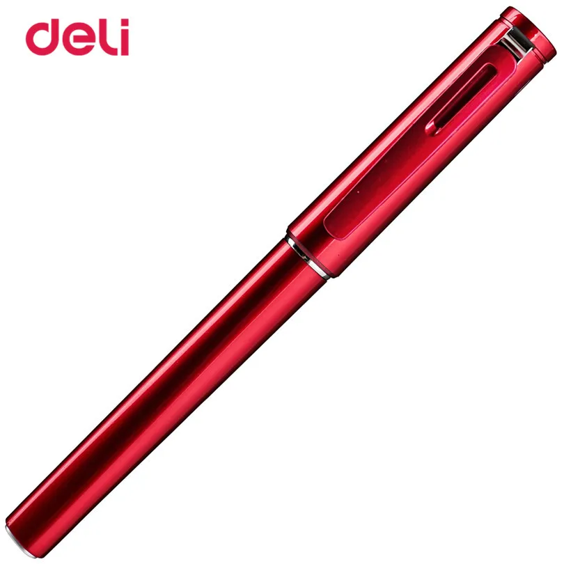 Deli Шариковая ручка для письма принадлежности бизнес ноутбук 0,5 мм гелевая ручка школьные и офисные канцелярские принадлежности три цвета