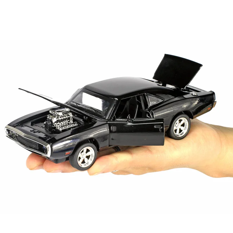 

1:32 Movie Car Model Alloy Cars Static Model Sports Car Charger Muscle Car Pull Back Light Sound Children Kid Toys