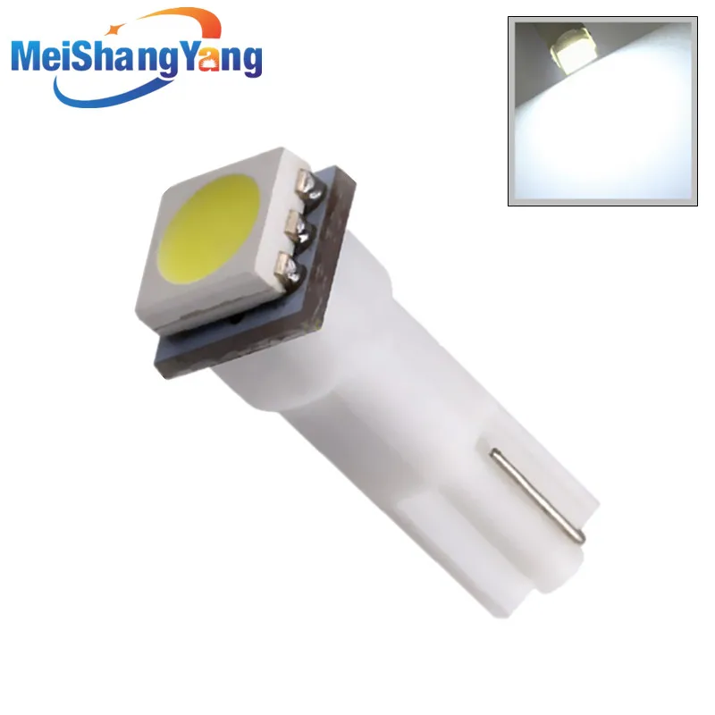 

T5 74 white 1 SMD 5050 LED Wedge panel lamp LED light bulbs Car interior lights drive light source 12 V car