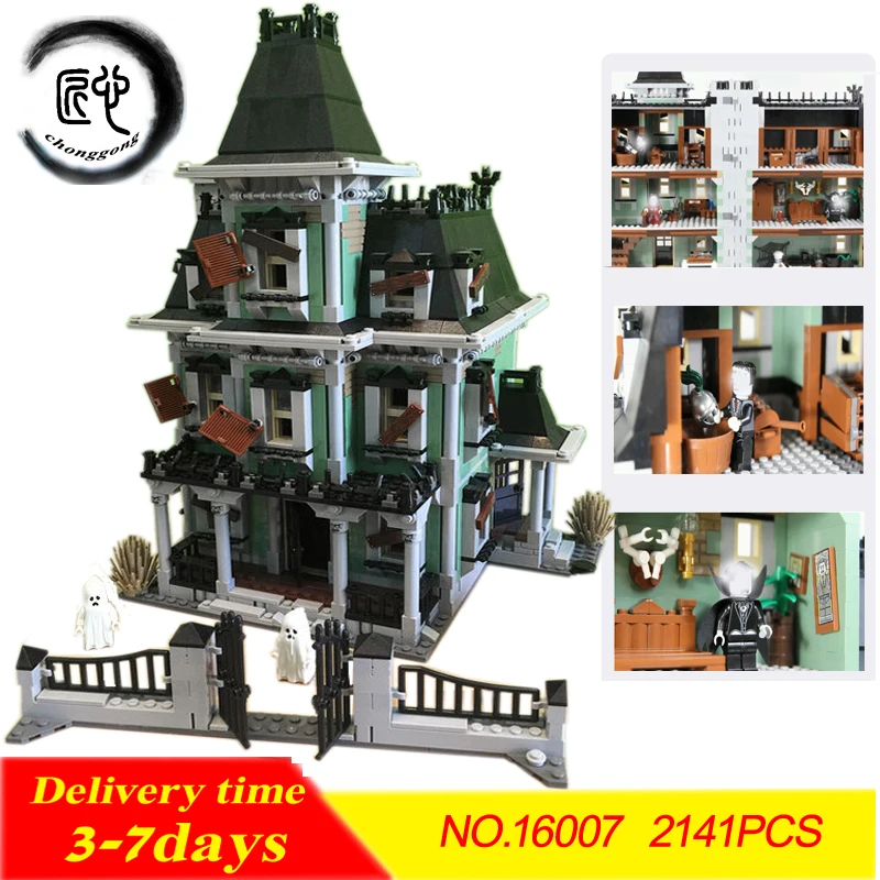 

New 2141Pcs Monster fighter The haunted house Model set Building Kits Model Blocks Bricks Compatible With legoings