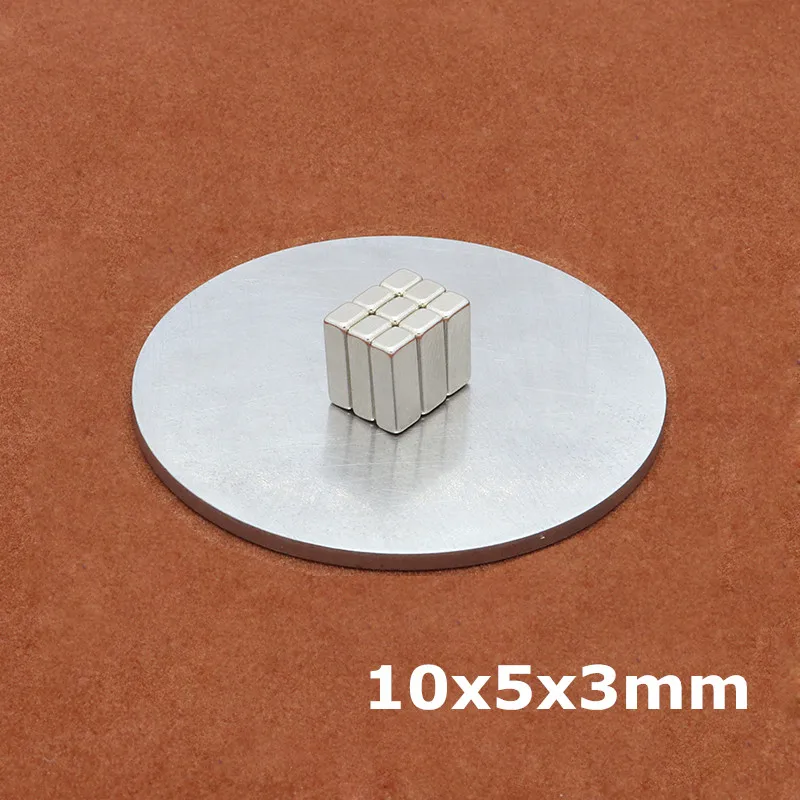 200 шт. 10x5x3 мм Small маленький блок супер сильные неодимовые магниты 10*5*3