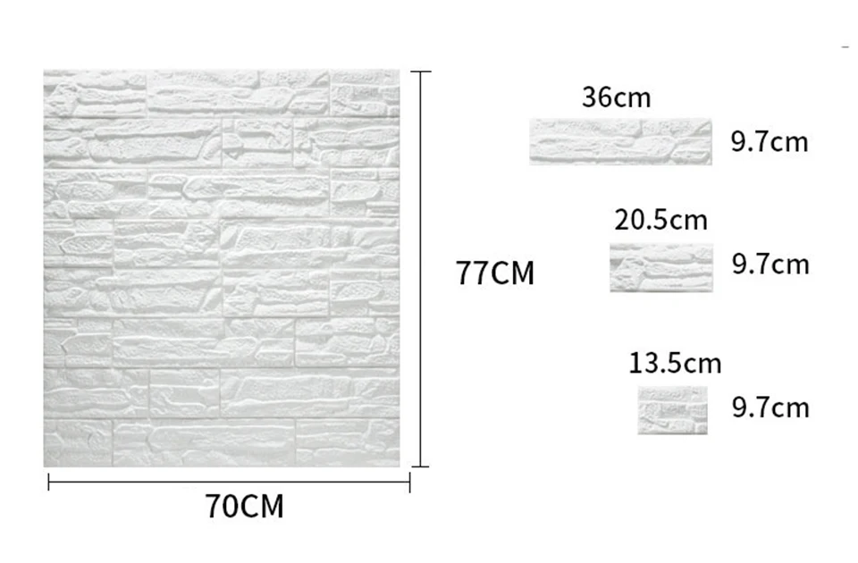 ПЭ пена 3D стеновые панели Кухня кирпич камень Водонепроницаемый самоклеющиеся обои для детей спальня гостиная обои домашний декор