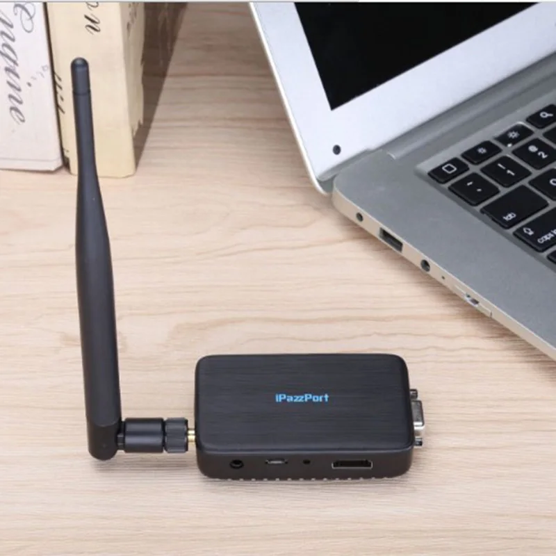 WiFi Wireless TV Dongles VGA+HDMI HD Transmitter Push Treasure Airplay