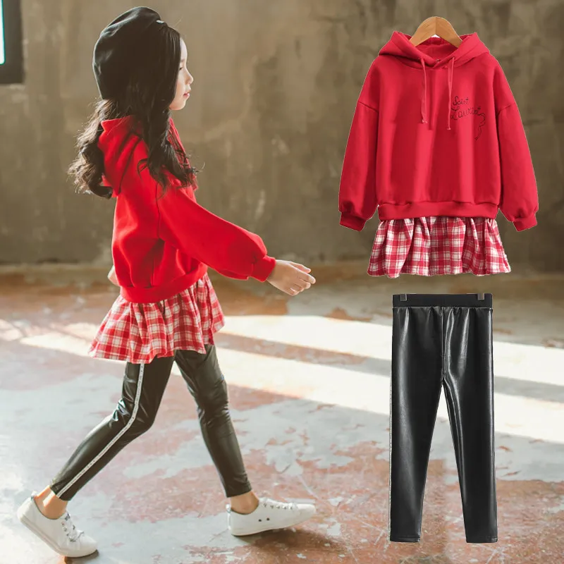 

2017 Christmas Costumes for Girls Overalls Children Winter Clothes for Teenage Kids Outfits Set 56789 10 11 12 13 14T Years Old