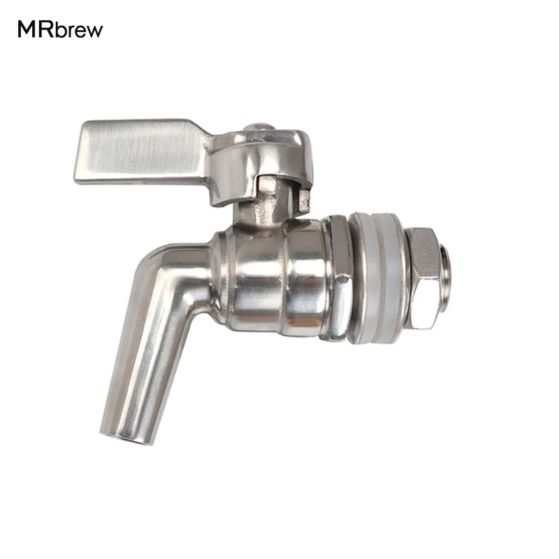 

3/8" Beer Wine Beverage Faucet Beer Keg Tap Homebrew Drain Valve Working Pressure 200PSI Sanitary Faucet Drink Faucet