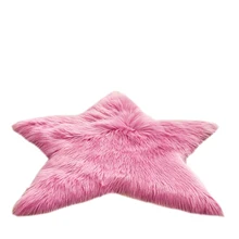 Звезда искусственная шерсть ковер овчина ковры с длинным ворсом искусственный коврик для сиденья пушистый мягкий ковер для области 60 см 15 цветов