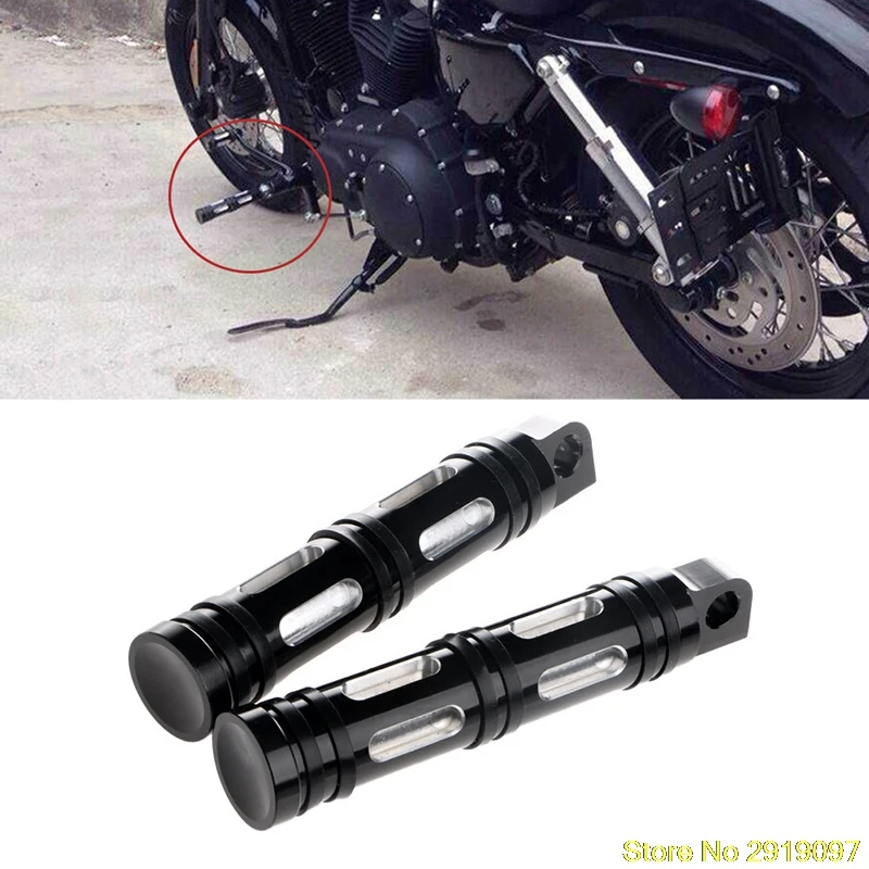 

New 2pcs CNC Edge Cut Rear Front Foot Pegs Drop Shipping Support