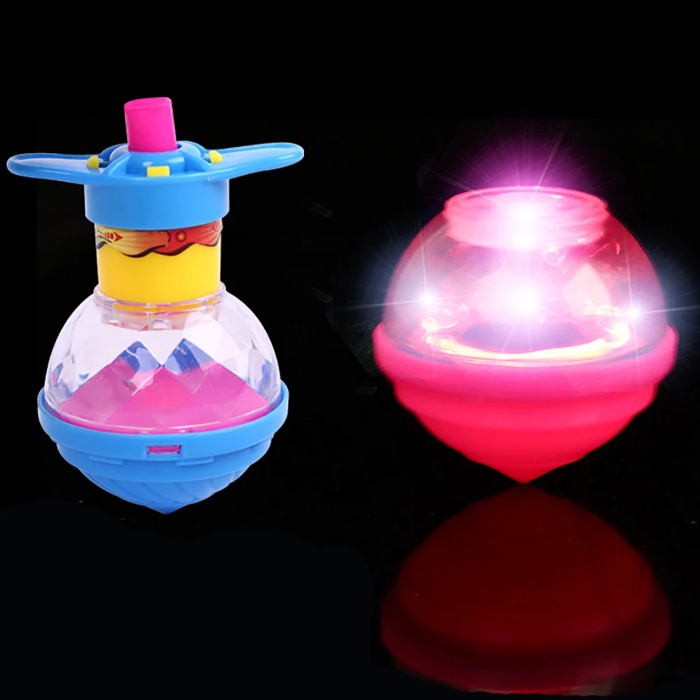 Игрушки для детей новорожденных мультфильм вращающийся светящийся гироскоп для 0-3 лет цвет Случайный