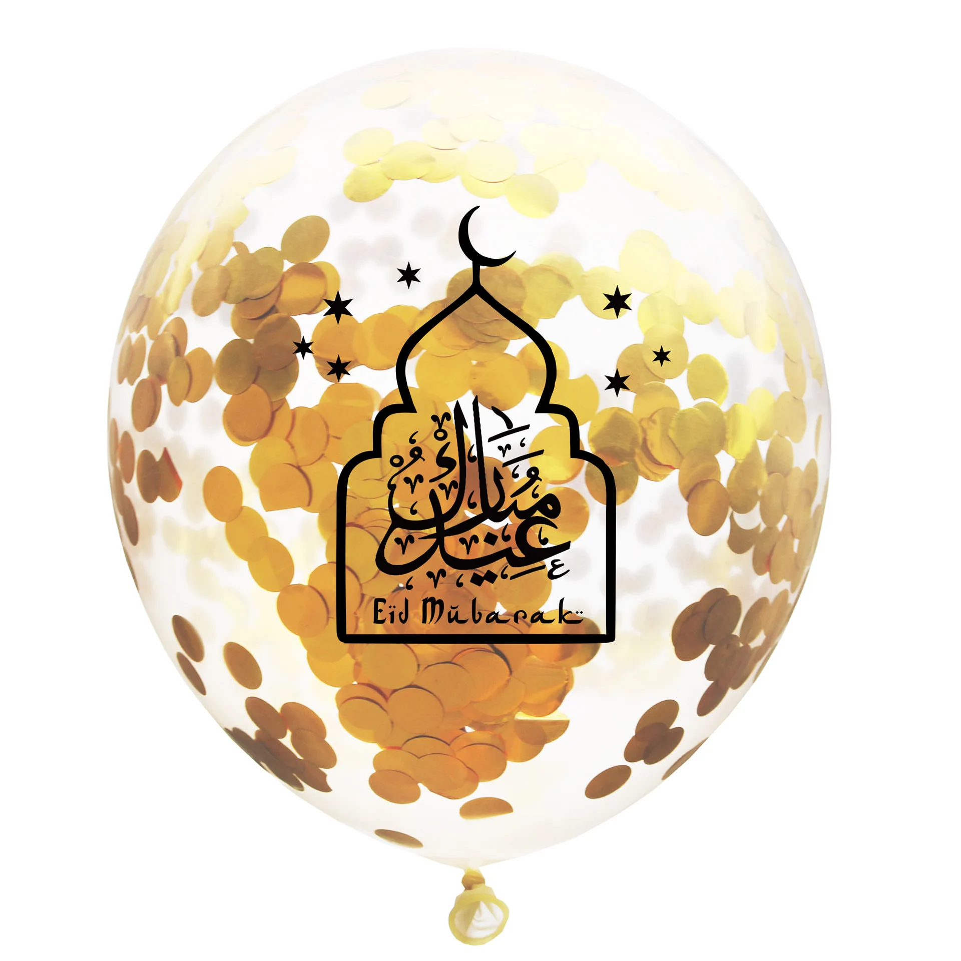 10 шт. 12 дюймов Eid Mubarak Kareem воздушный шар &quotКонфетти&quot Рамадан и украшение для дома
