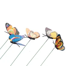 Предмет домашнего обихода украшения для домашнего праздника украшения для сада Красочные бабочки орнамент красивые садовые инструменты