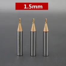 0040 Концевая фреза 1,5 мм в твёрдый сплав 3 зубца для Wenxing& DEFU& MODEN машина для резки ключей