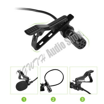 

Mini Lavalier Lapel Audio Microphone Omnidirectional Condenser Mic for Sennheiser G1 G2 G3 SK300 SK500 Wireless Transmitter