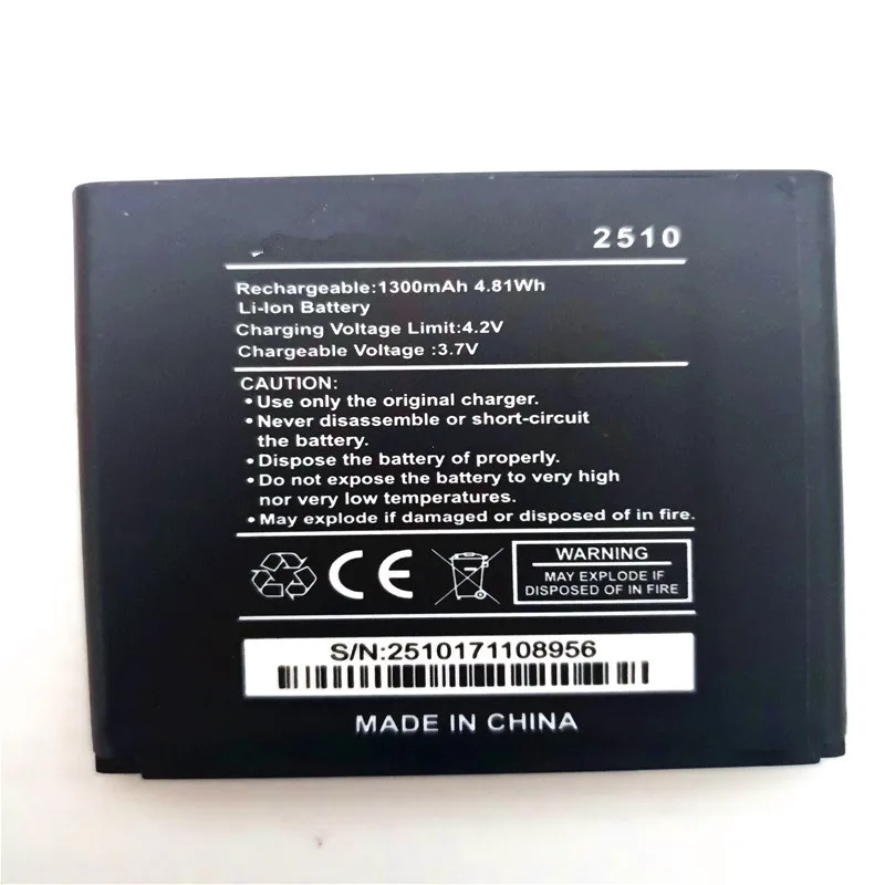 For WIKO 2510 Battery Batterie Bateria Batterij 1300mAh High Quality with phone stander for gift | Мобильные телефоны и