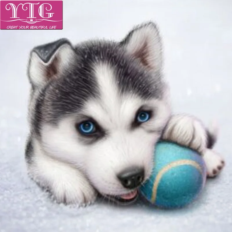 

Diamond Painting,Cute Dog,Cross Stitch,Full,5D,DIY,Husky,Animal,Needlework,Embroidery,Round Rhinestone,Room Decoration,Crafts