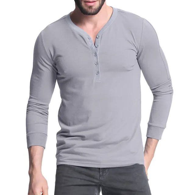 Los slim fit henley t shirt shakespeare's