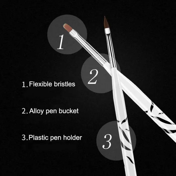8 шт Зебра шаблон ручка с кистью для нанесения УФ-геля дизайн ногтей, ручка с кисточкой Pro Раскрашивание Рисование краски салон набор инструментов ногтей Рисунок Краски карандаш