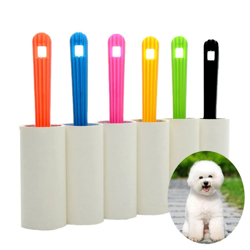 1 * Pet Cat Dog Lint Hair Roller Remover Clothes Sticky Dust Dandruff Brush Cleaner