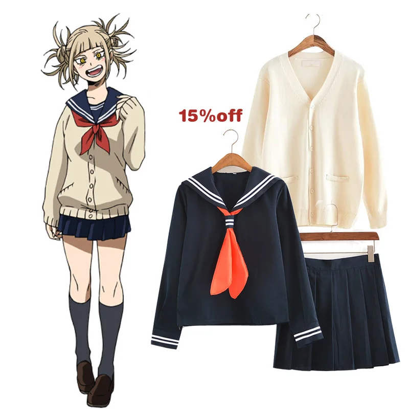 Mijn Hero Academia Himiko Toga Kostuum Japanse Anime Cosplay Pak