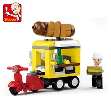 

S Model Compatible with Lego B0565 112pcs Urban Series Vans Models Building Kits Blocks Toys Hobby Hobbies For Boys Girls