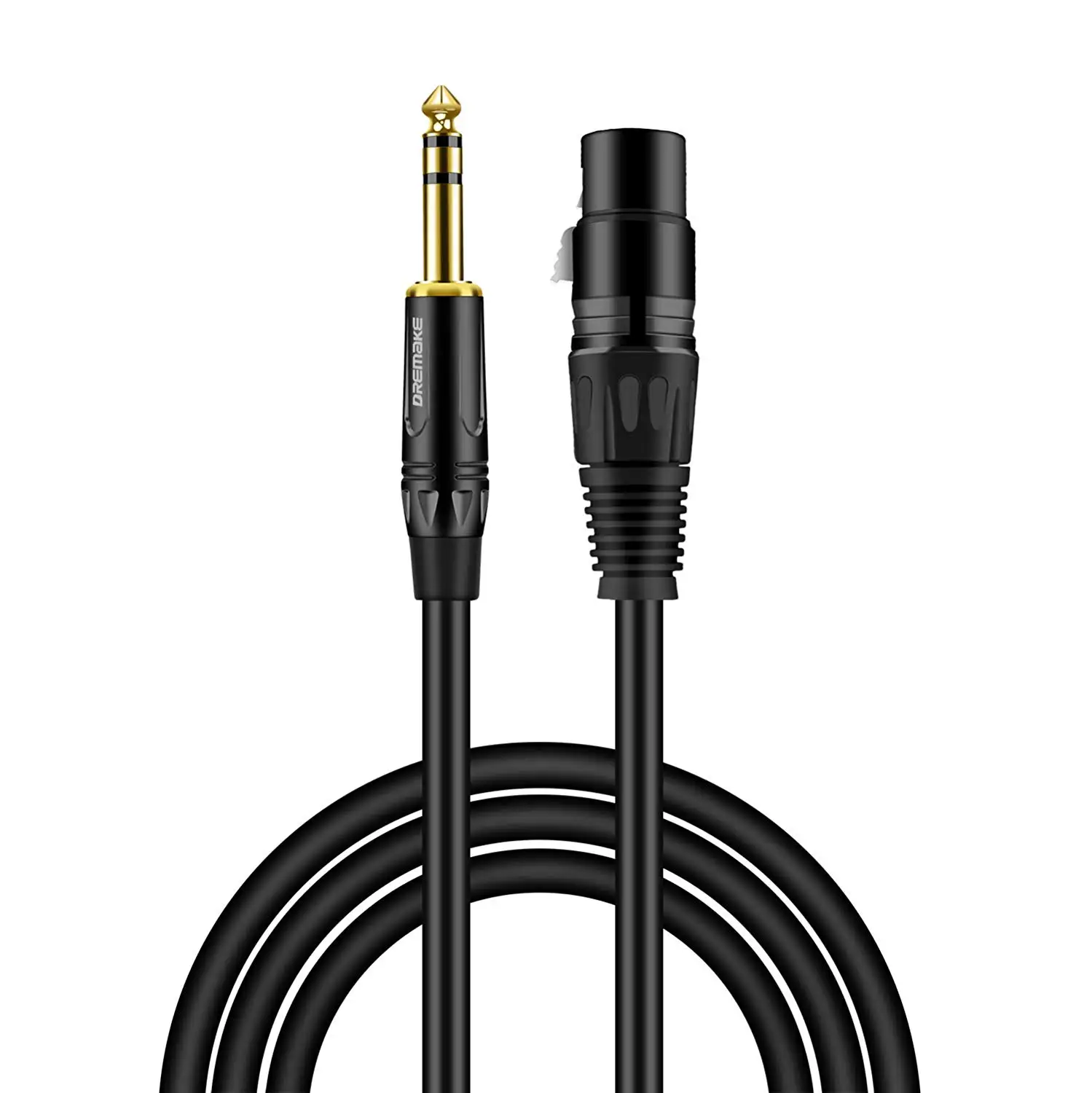 Балансный микрофонный кабель XLR для подключения к разъему Aux разъём Jack (TRS) 6 35 мм/6 5