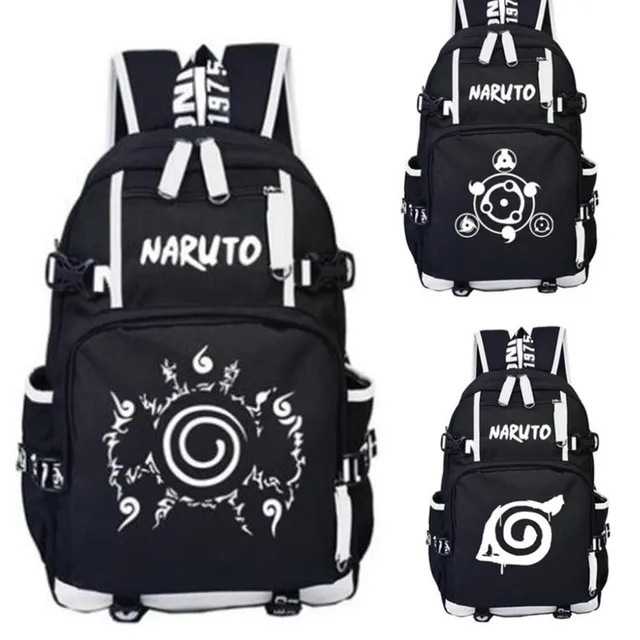 Anime NARUTO Student School Bag Uzumaki Naruto kyuubi Casual Backpack