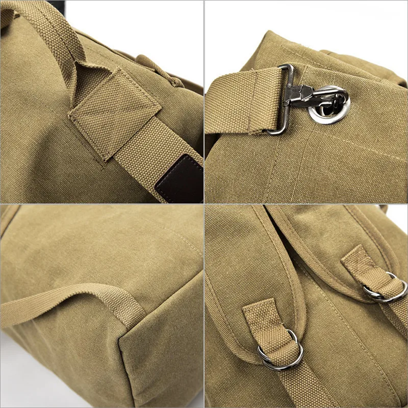 Многофункциональный военный тактический холщовый рюкзак для мужчин, мужская большая армейская сумка-мешок, Спортивная дорожная сумка, рюкзак для путешествий