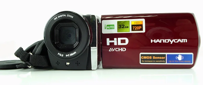 Бесплатная доставка 3,0 дюймов 12MP 720P HD видеокамера с 16X цифровым зумом цифровая видеокамера камера мини-камкордер Запись голоса