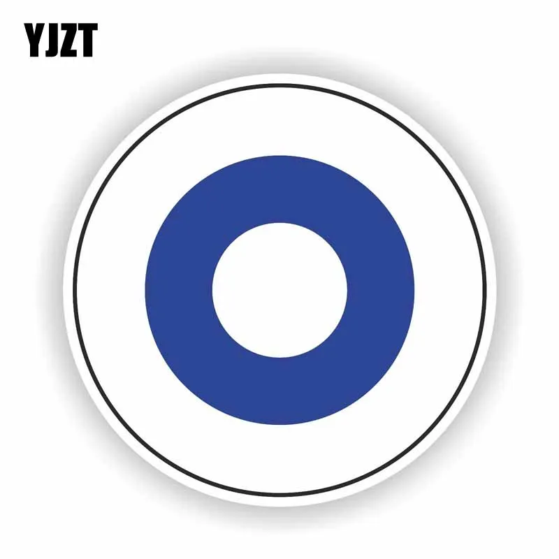 

YJZT 13.5CM*13.5CM Funny Roundel Decal Finland Air Force Car Sticker Car Accessories 6-1623