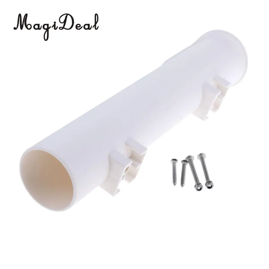 MagiDeal Marine Boat Yacht Vertical Fishing Rod Holder Rack Pole Rest Support 1/2/4 Tube for Kayaking Fishing Boating Accessory
