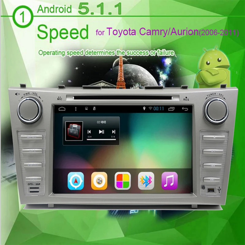 Android 7 1 Автомобильный DVD плеер для Camry 2006 2007 2008 2009 2011 GPS навигация Радио Центральный