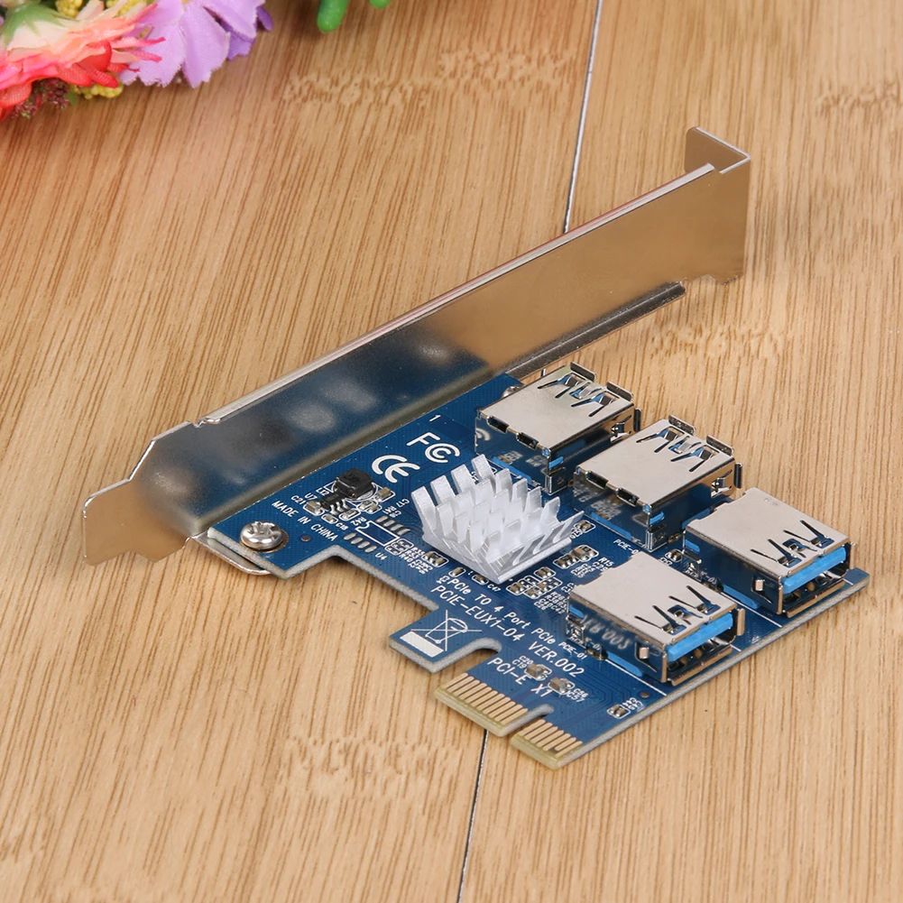Купить стандарт PCIe 1 до 4 PCI экспресс х16 слоты райзер карта PCI-е ...