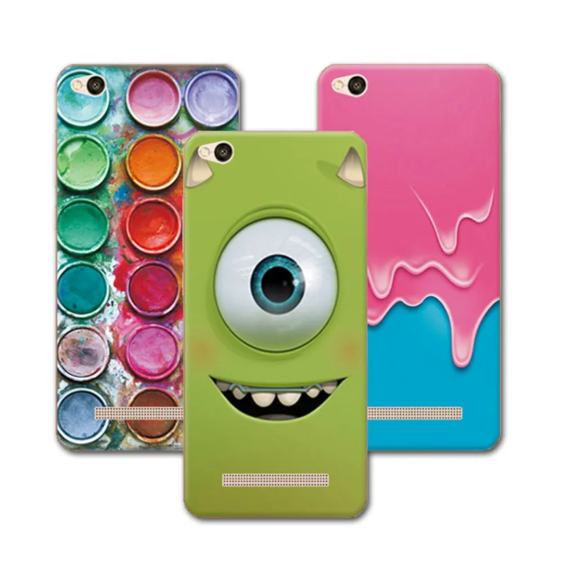 

Crown Painted Phone Protective Capa Case For coque Xiaomi Redmi 4A Redmi4A Hongmi 4A Case Cover funda Hongmi 4A 4 A 5"+Gift