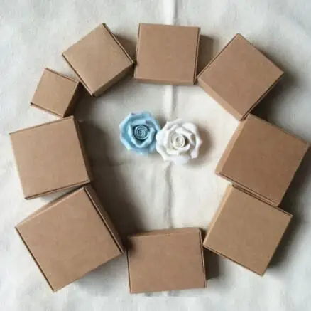 500gsm Thick Custom kraft cardboard box, brown paper small