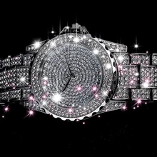 Lvpai Top Brand Luxury Women Dress Wristwatch Rhinestone Ceramic Crystal Quartz Watches Magic Women Wrist Watch Female