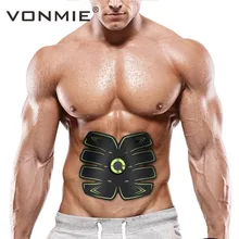 VONMIE Abdomenal Loss Fat Shirt Muscle S5C06 Vibrating Slimming Belt Tens Machine EMS Trainer Slim Patch Weight Loss Sauna Belt