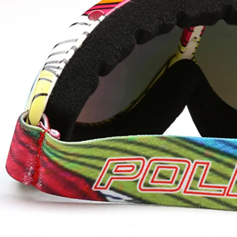 POLISI зима сноуборд снег очки Для детей лыжный Лыжный Спорт очки мальчики девочки Анти-туман UV400 Альпинизм Skate ОЧКИ