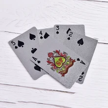 Черный пластик Водонепроницаемый 3D тиснение покер карты PET Materia продвинутые пластиковые игральные карты хороший подарок для коллекции