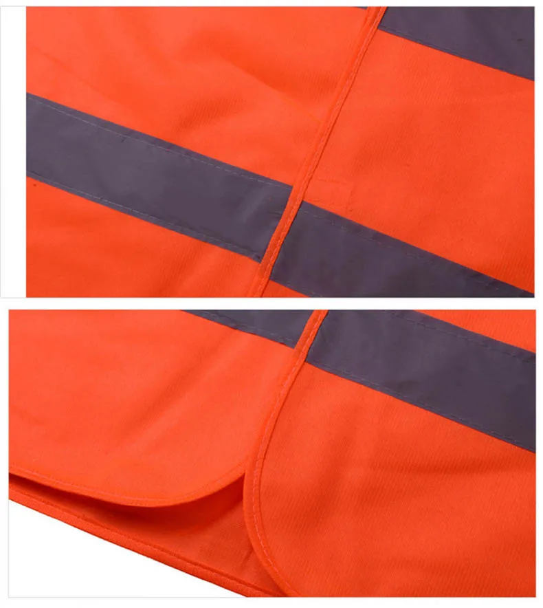 Car Goods Reflective Vest High Visibility Fluorescent Safety Vest Outdoor Clothing Night Running Contest Light-Reflective Vest 43