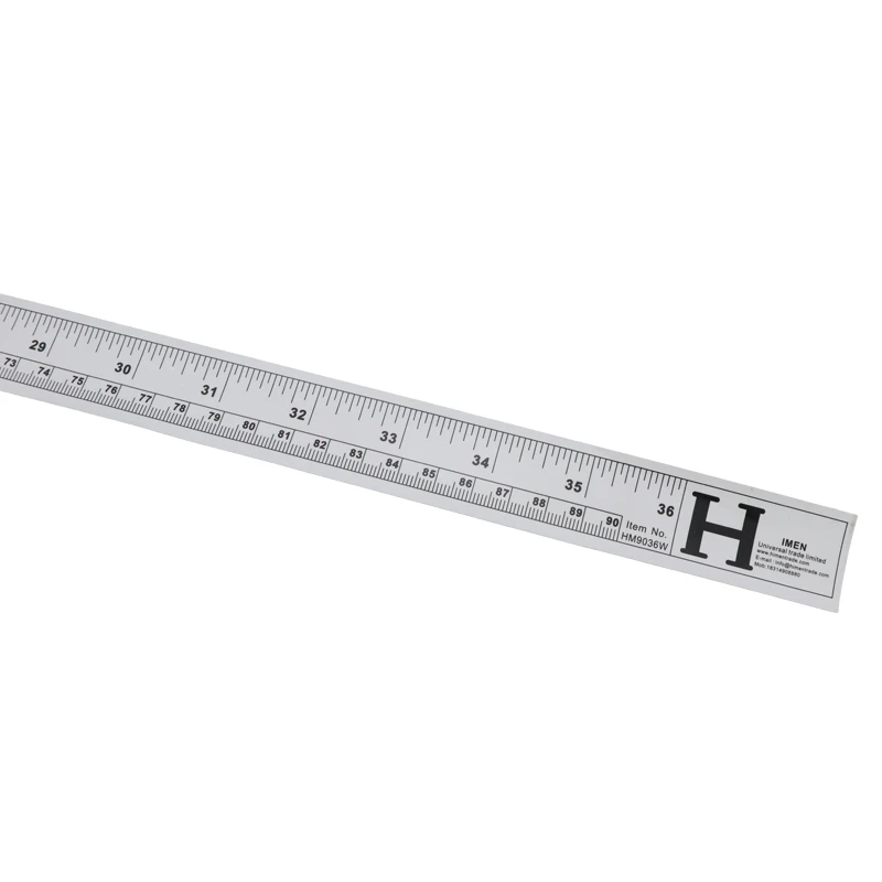 45/90Cm Vinyl Metric Measure Self Adhesive Measuring Tape Soft Ruler Sticker KW
